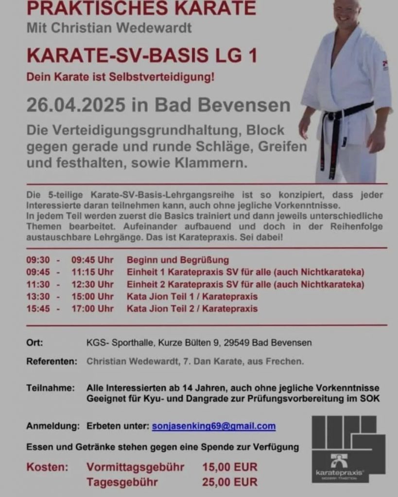 KaratePraxis Bad Bevensen 2025